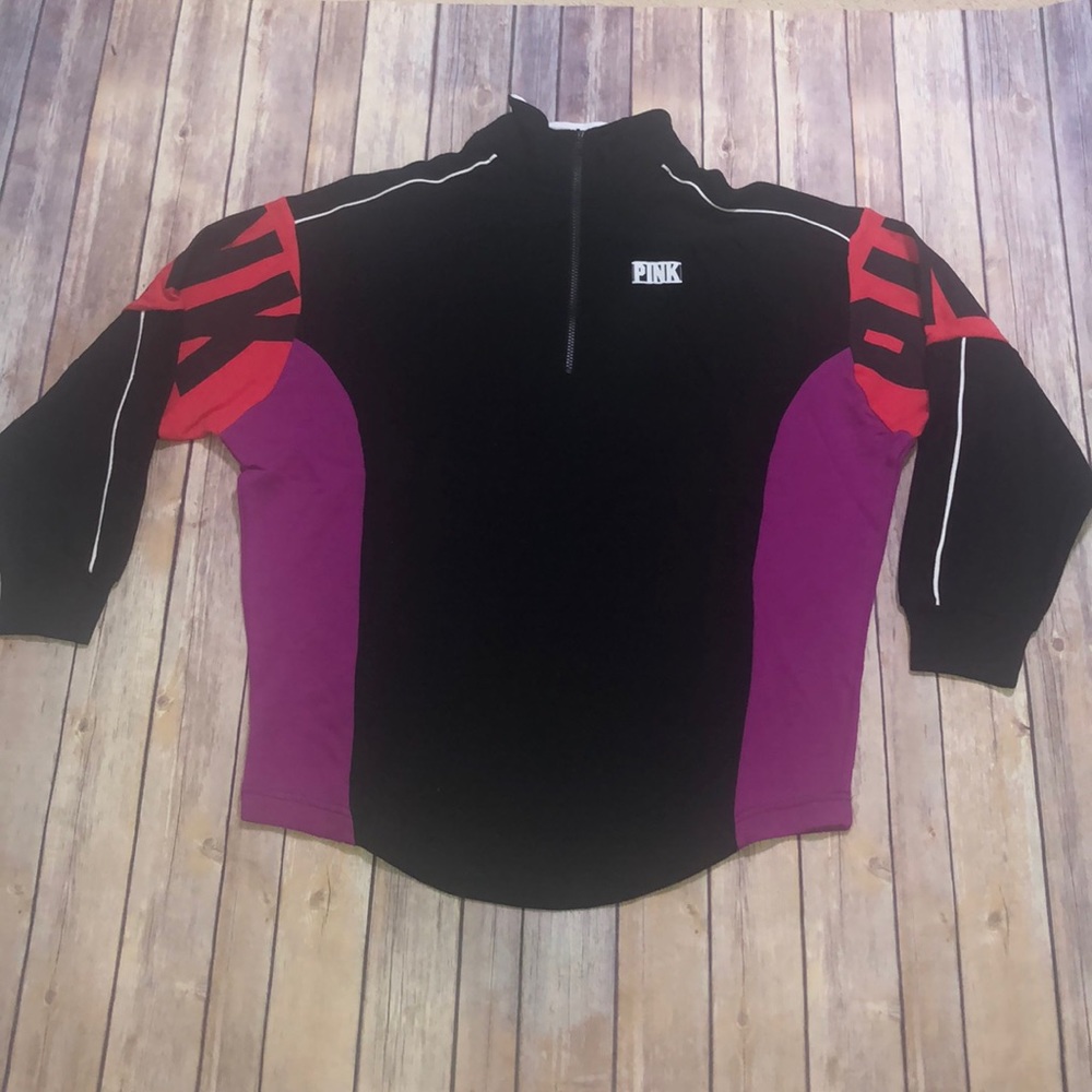 Pink Victoria Secret Quarter Zip